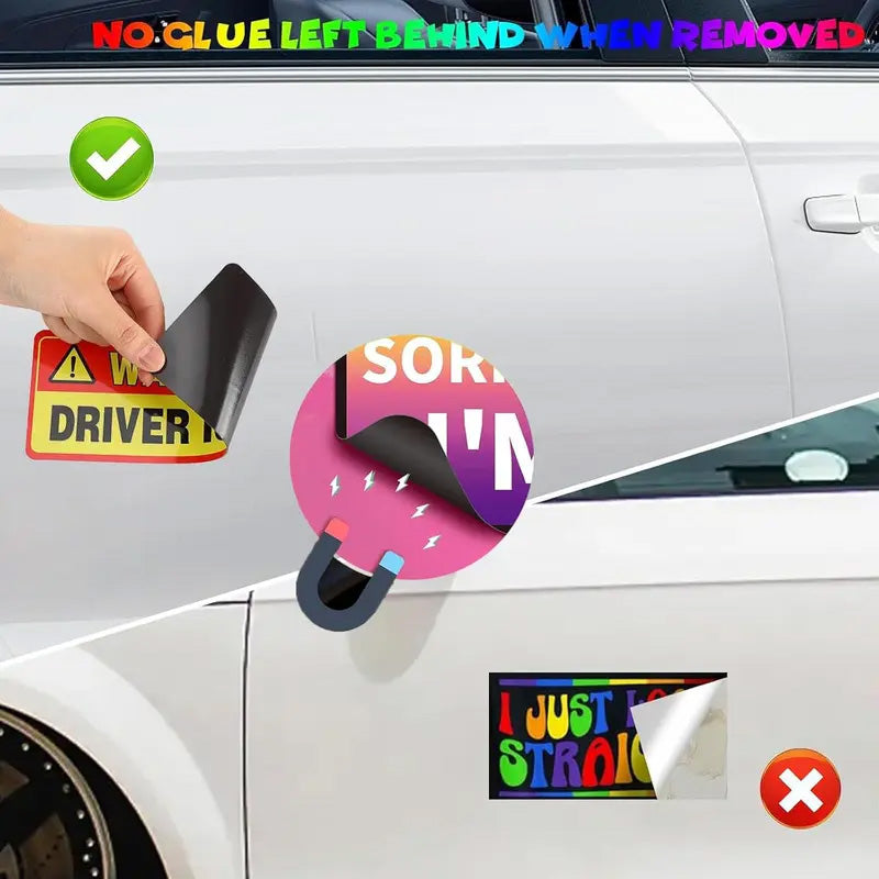 Reusable Fun Car Magnets