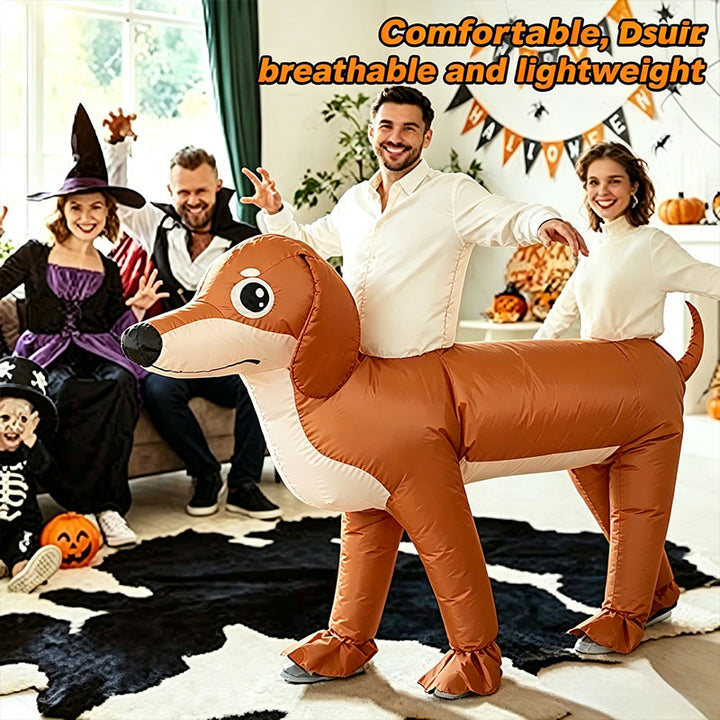 Halloween Dachshund Costume for Two People