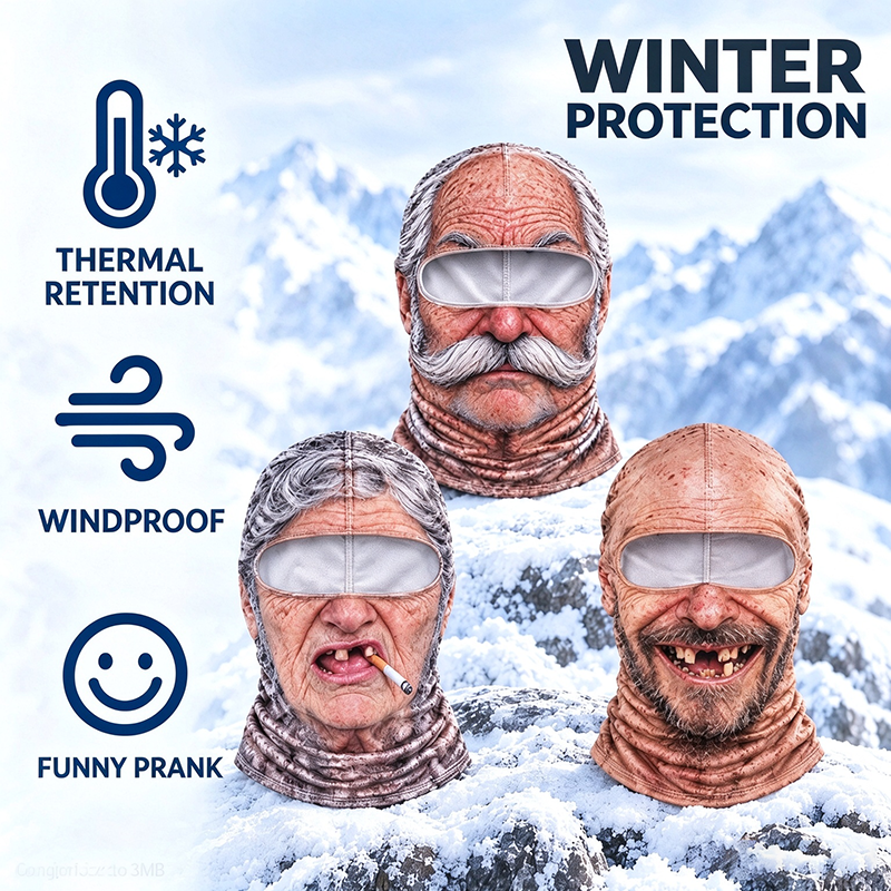 Novelty Realistic Face Balaclava