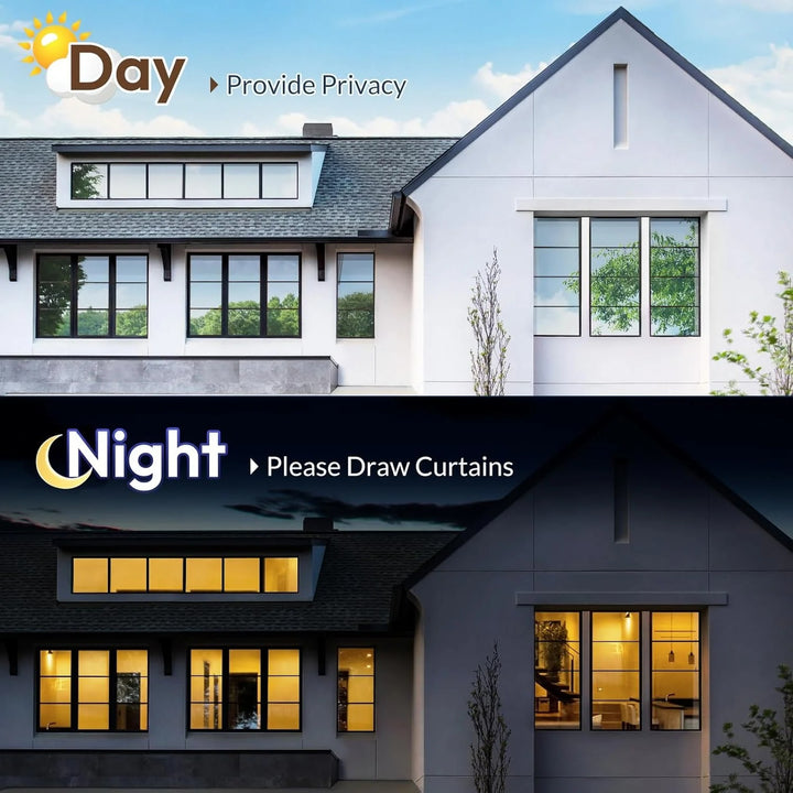 Mirror effect one-way window film