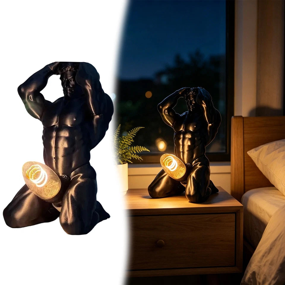 😍😍Bold Male Figure Table Lamp