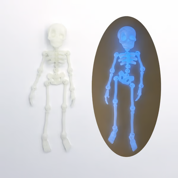 3D Printed Vintage Skeleton Magnetic Figurine 🎃