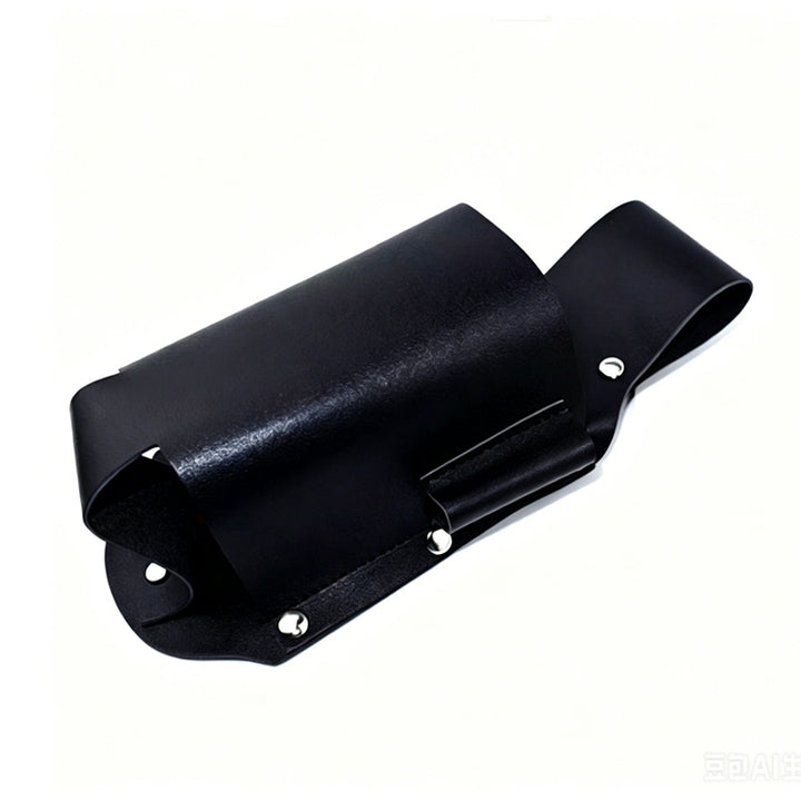 Beer waist hanging storage leather case