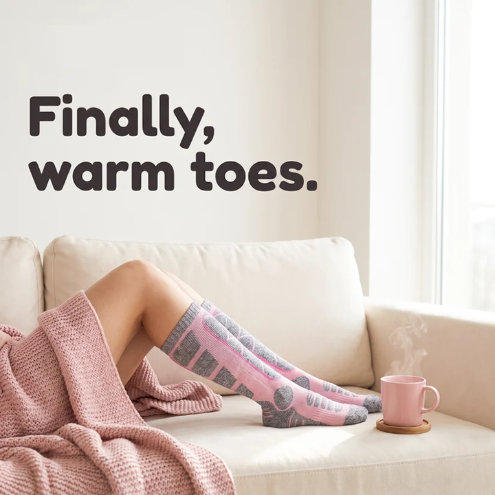 Electric Heated Winter Long Socks