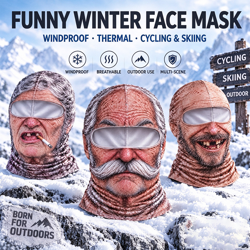 Novelty Realistic Face Balaclava
