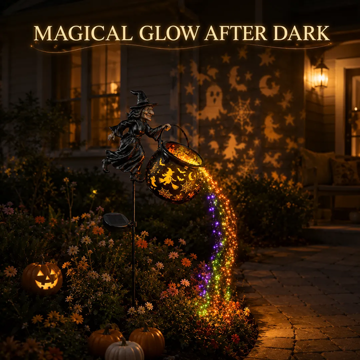 Halloween Witch Garden Light