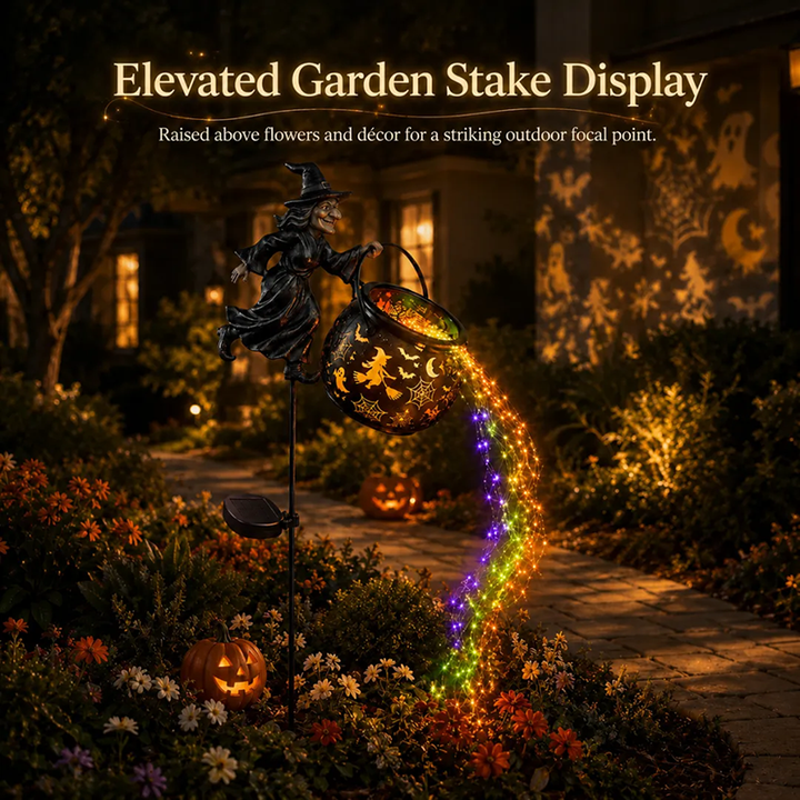 Halloween Witch Garden Light