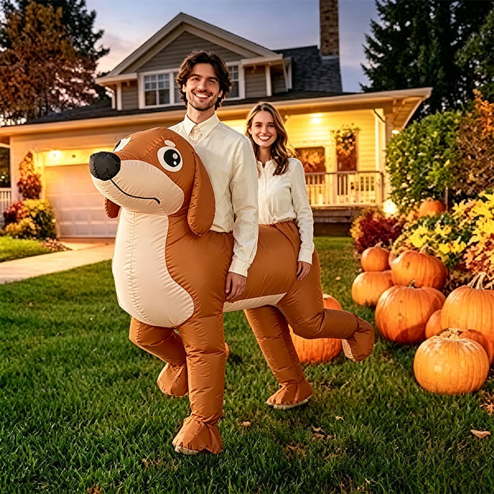 Halloween Dachshund Costume for Two People