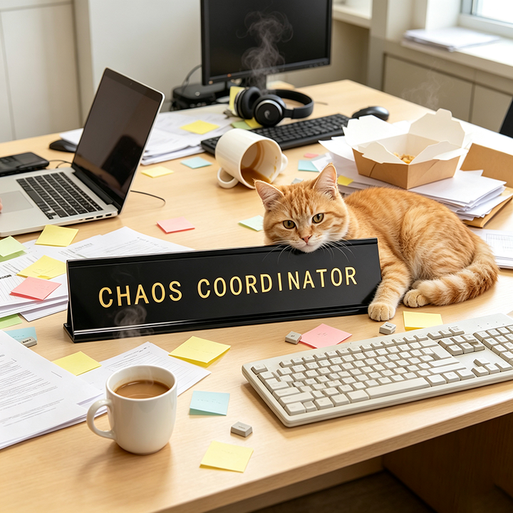 Fun Desktop Stand Sign