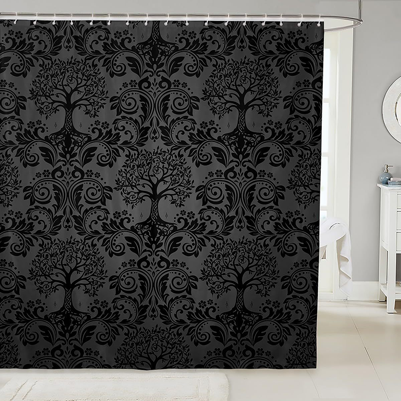 Gothic Home Decor Waterproof Shower Curtain