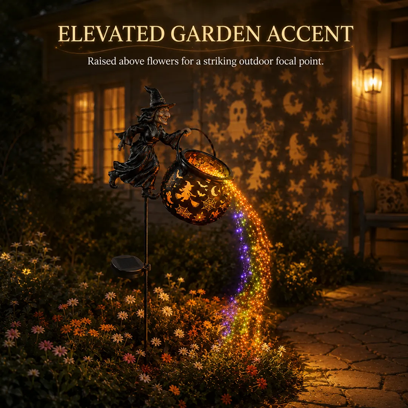 Halloween Witch Garden Light
