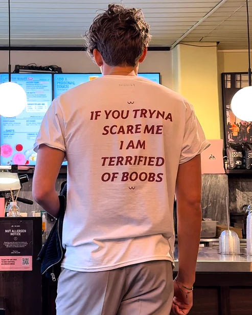If You Try To Scare Me Shirt Hoodie Breathable Cotton