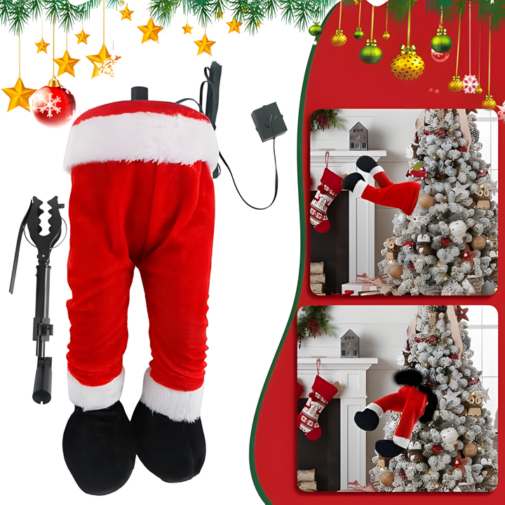 Christmas Swinging Leg Ornament