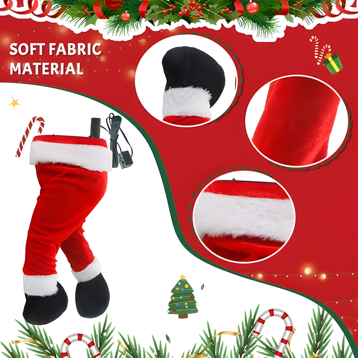 Christmas Swinging Leg Ornament