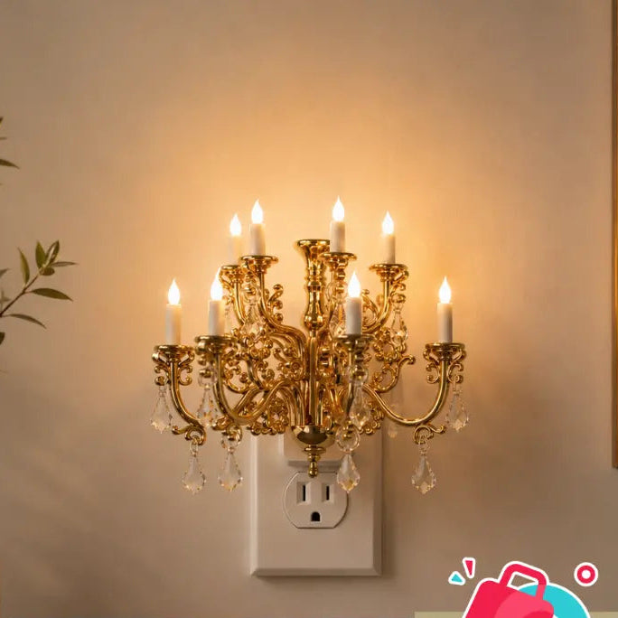 Dimmable Plug In Vintage Wall Night Lamp