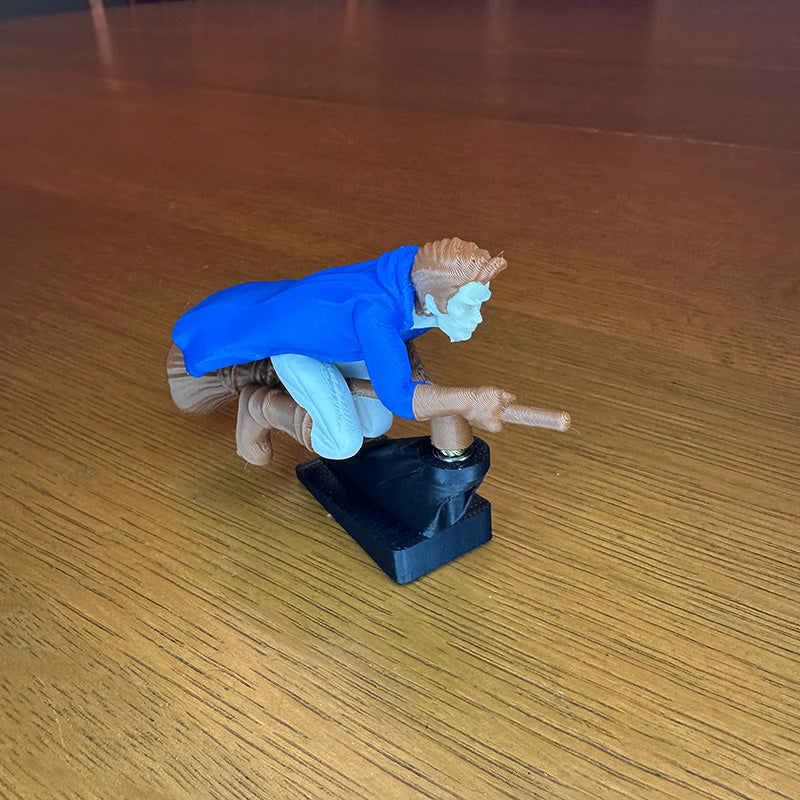 Funny Witch Flying Pose Car Dashboard Figurine