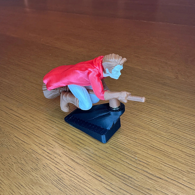 Funny Witch Flying Pose Car Dashboard Figurine