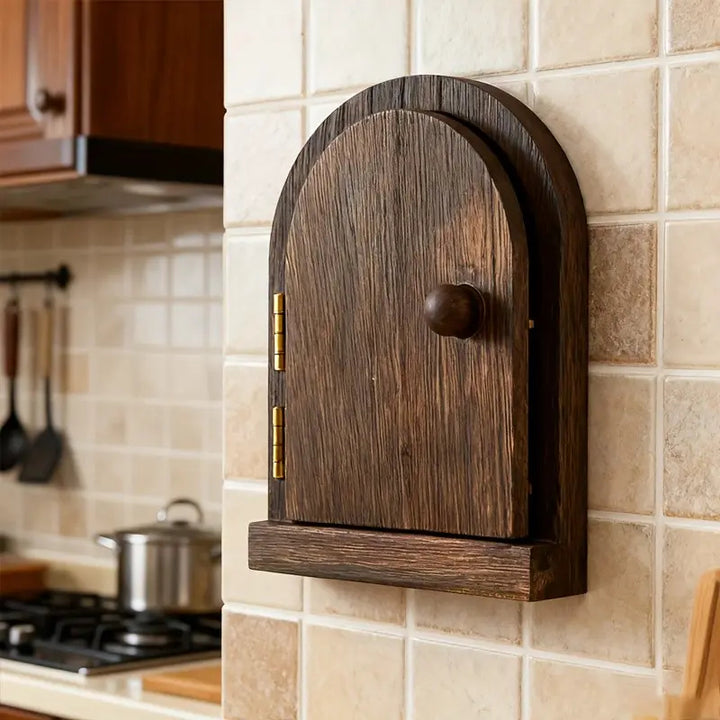 Wooden Arch Light Switch Cover Socket Protector Box