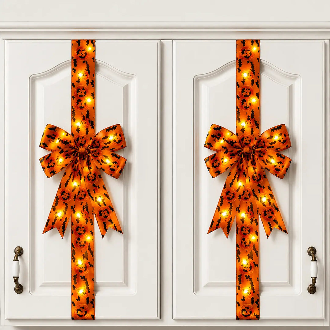 Halloween Bow Door Decoration