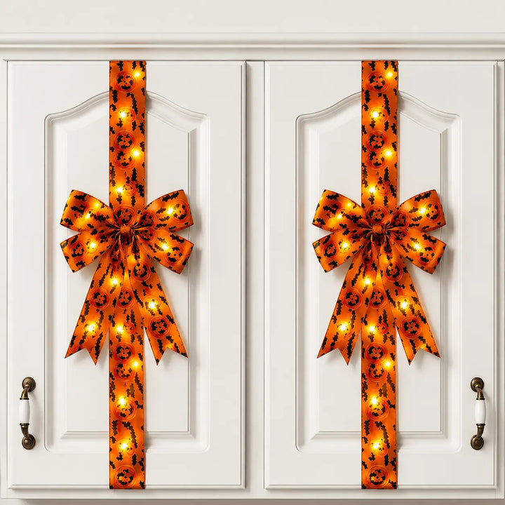 Halloween Bow Door Decoration
