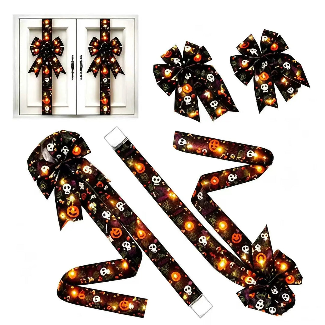 Halloween Bow Door Decoration