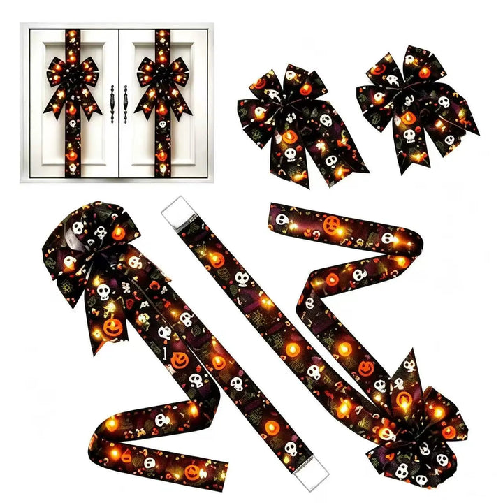Halloween Bow Door Decoration