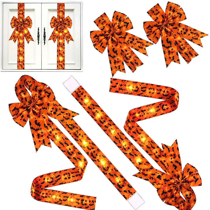 Halloween Bow Door Decoration