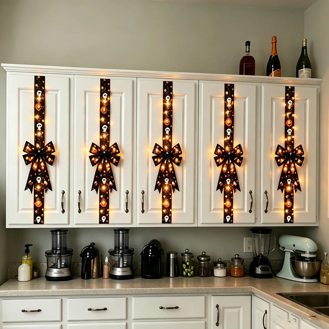 Halloween Bow Door Decoration