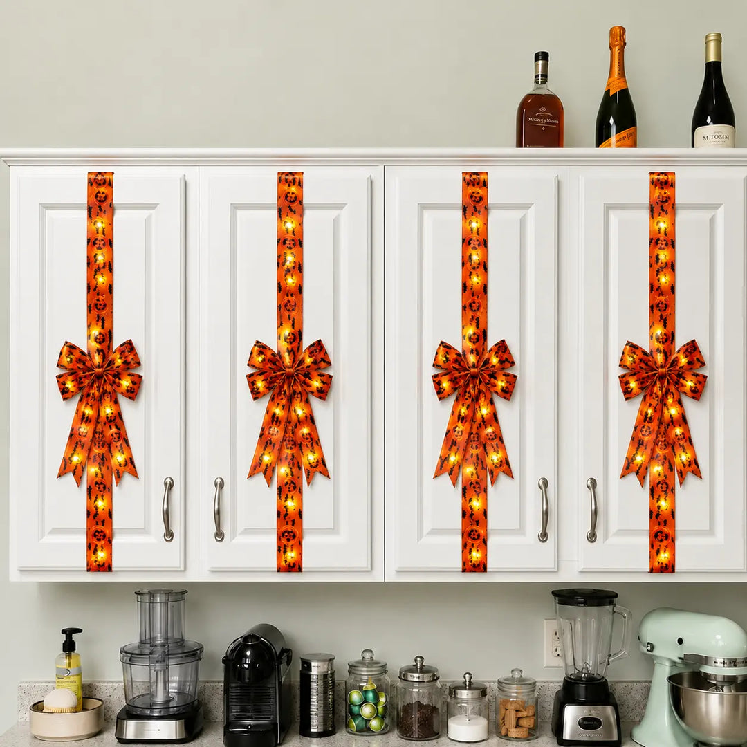 Halloween Bow Door Decoration