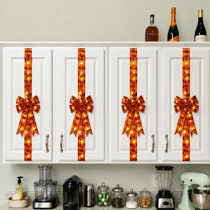 Halloween Bow Door Decoration