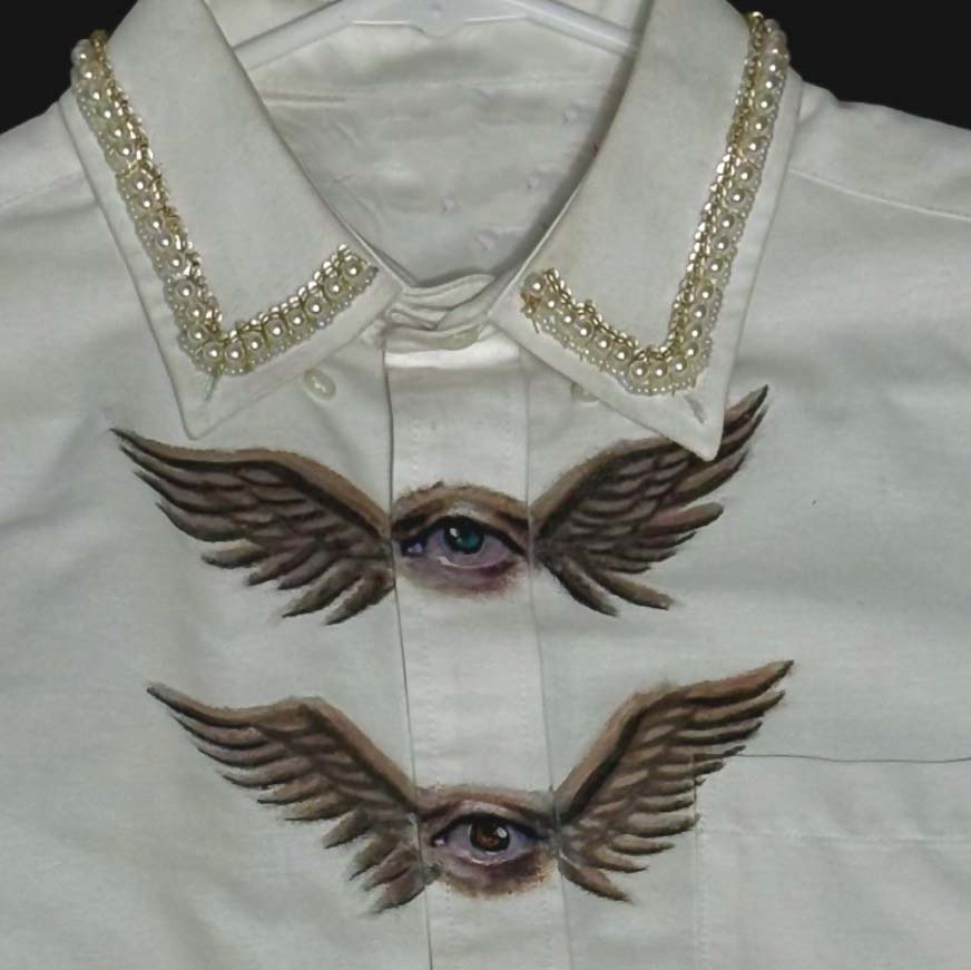 "Eye Button" - shirt