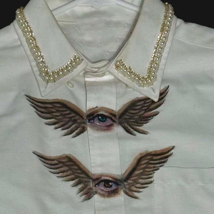 "Eye Button" - shirt