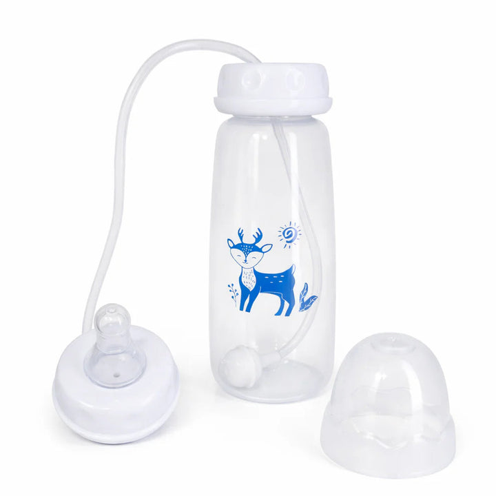 Hands-free baby bottle