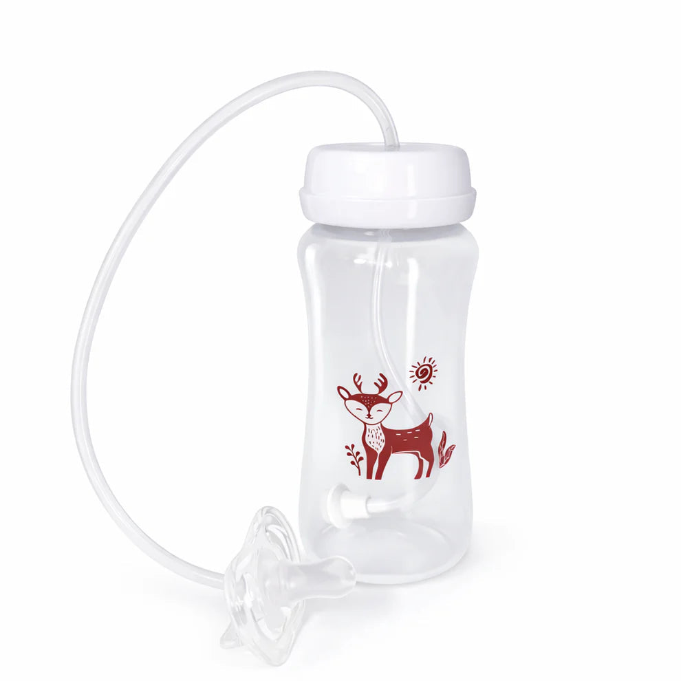 Hands-free baby bottle