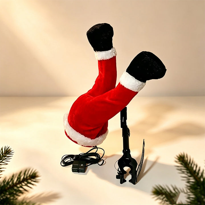 Christmas Swinging Leg Ornament