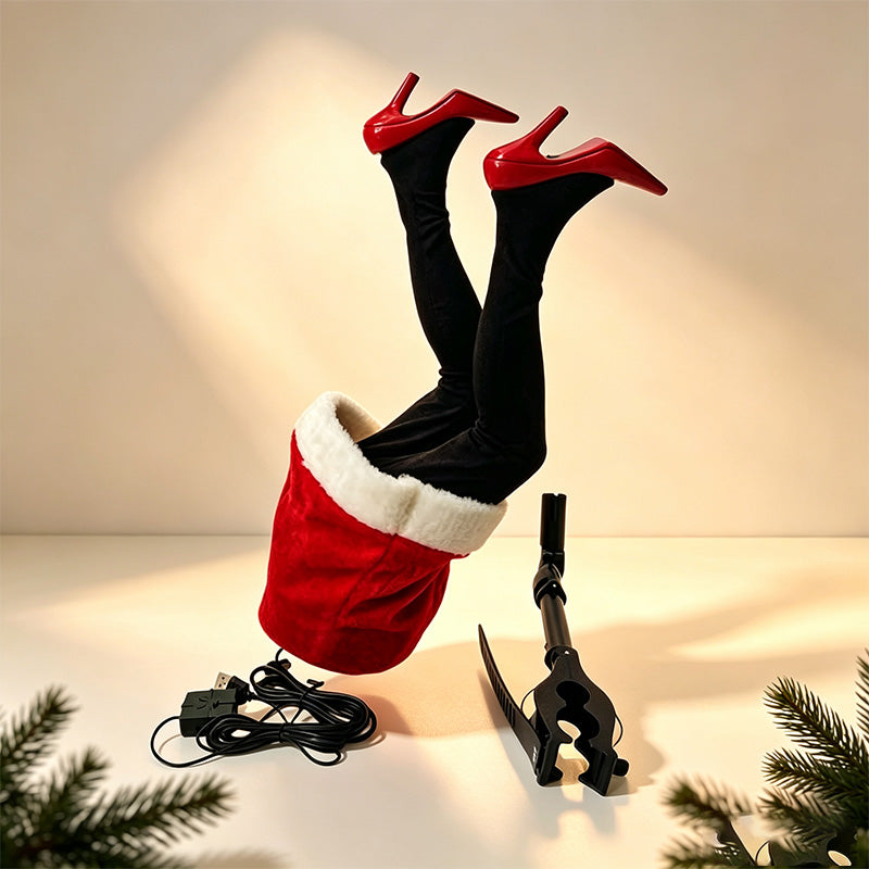 Christmas Swinging Leg Ornament