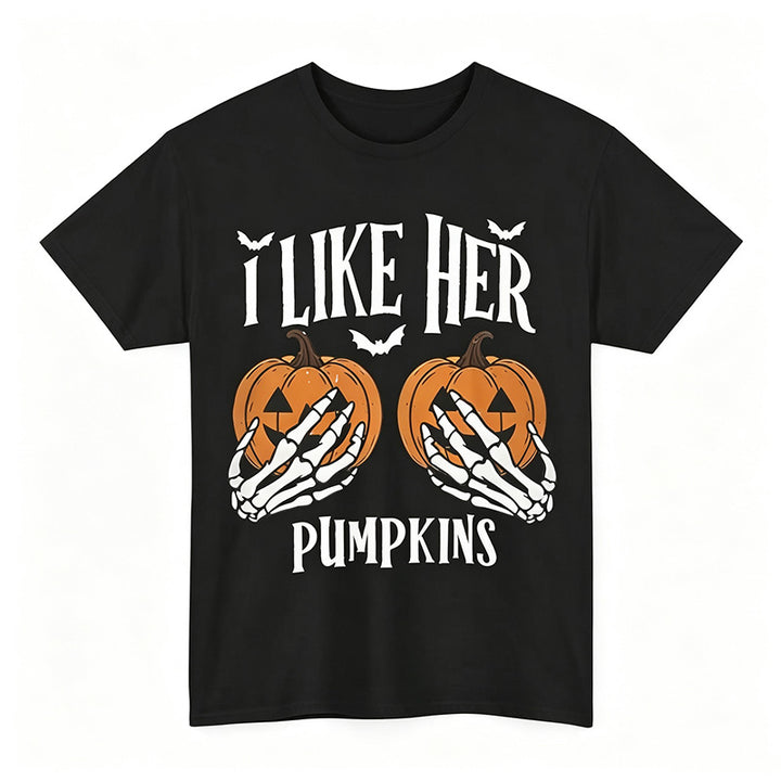 Halloween Pumpkin Couple Tee