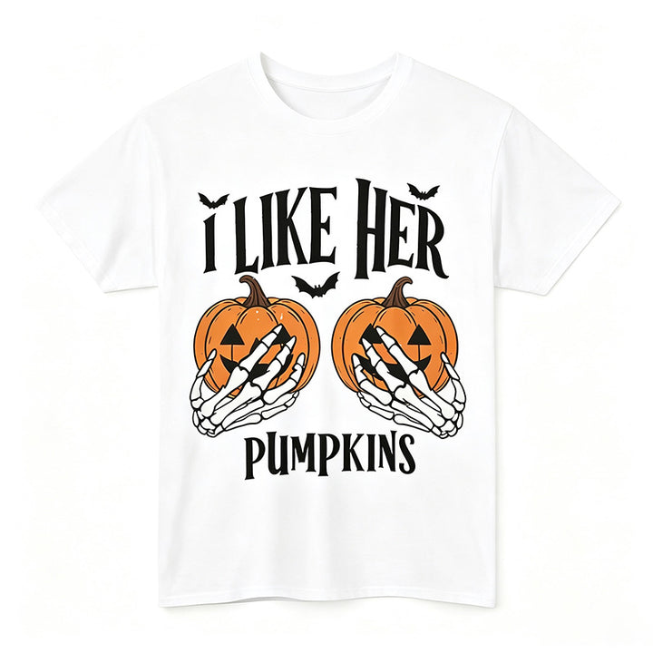 Halloween Pumpkin Couple Tee