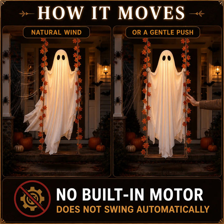 Halloween Swing Ghost Decor