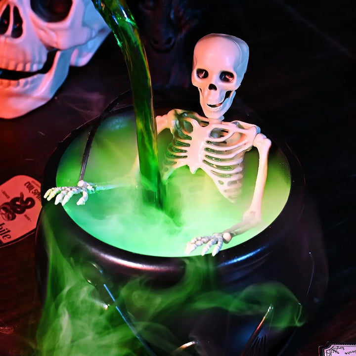 Halloween Gift Flaming Witch Cauldron