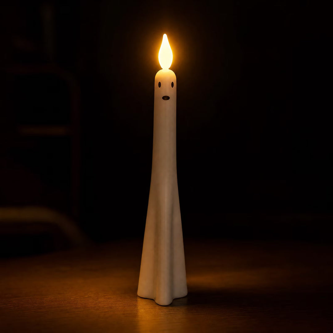 Halloween Ghost Flameless LED Taper Candles