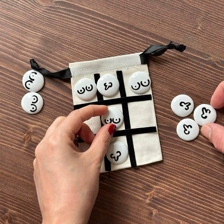 Romantic Couples Tic Tac Toe Game | Elegant Date Night Board Game &amp; Home Decor
