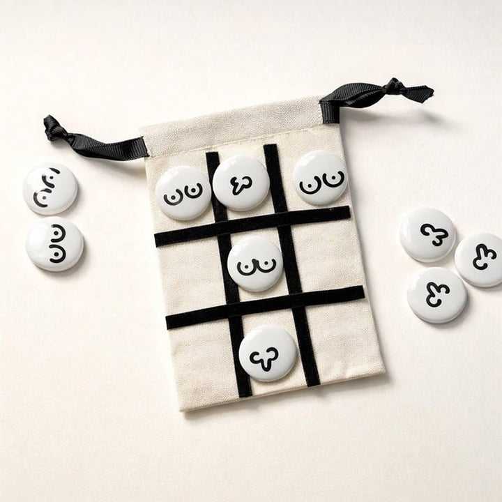 Romantic Couples Tic Tac Toe Game | Elegant Date Night Board Game &amp; Home Decor