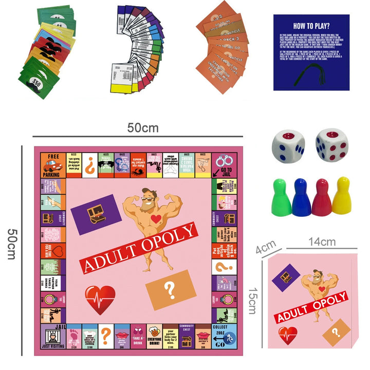 Adult Monopoly Board