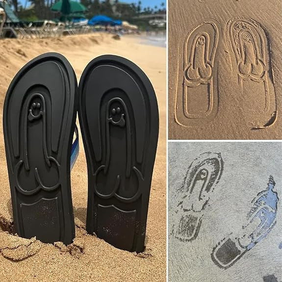 Thick Bottom Creative Beach Spoof Flip Flops