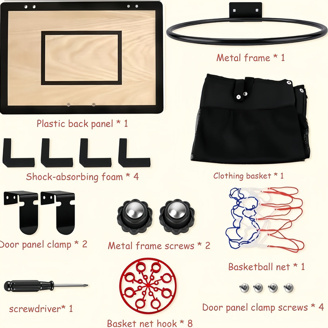 Dual-function fun hanging laundry basket