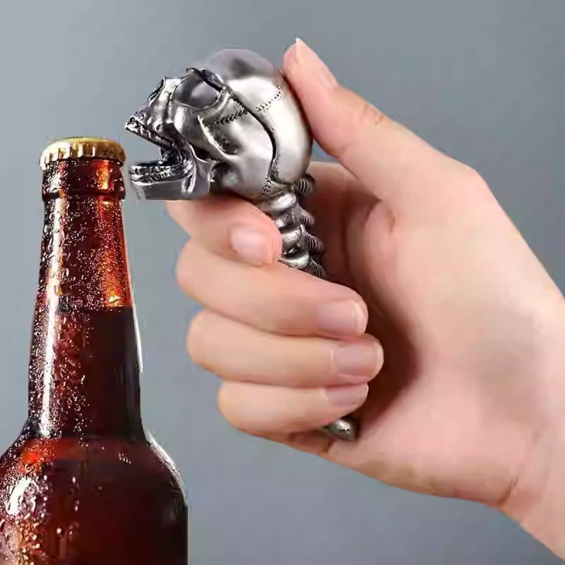 Skull Beer Starter Bottle Opener