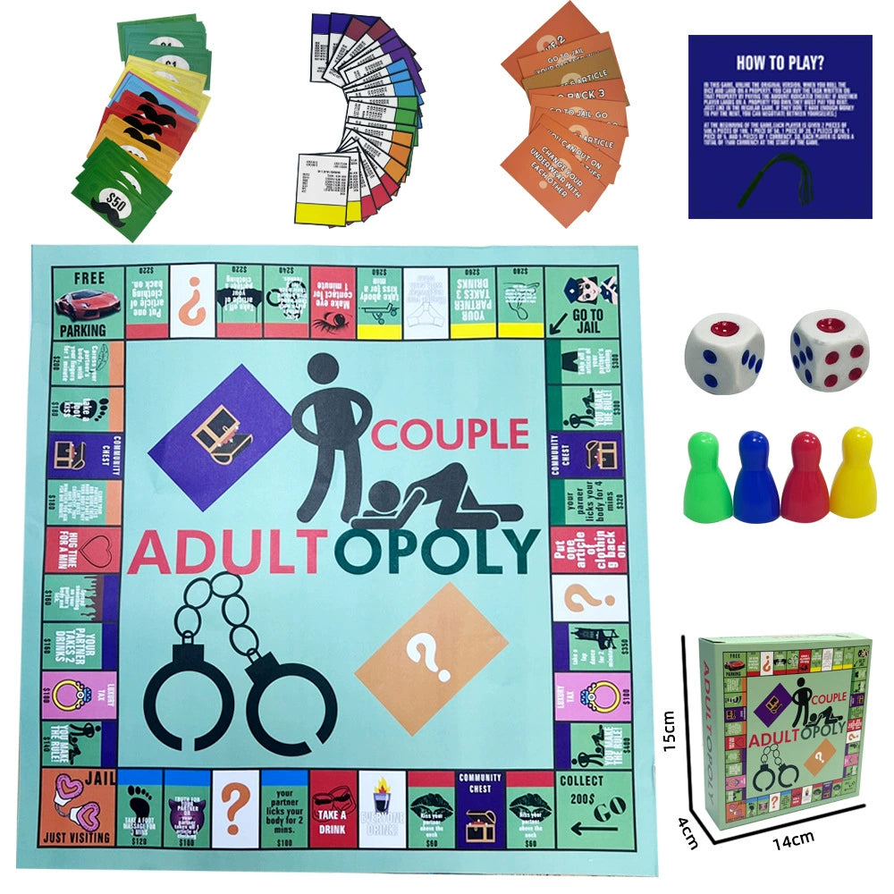 Adult Monopoly Board