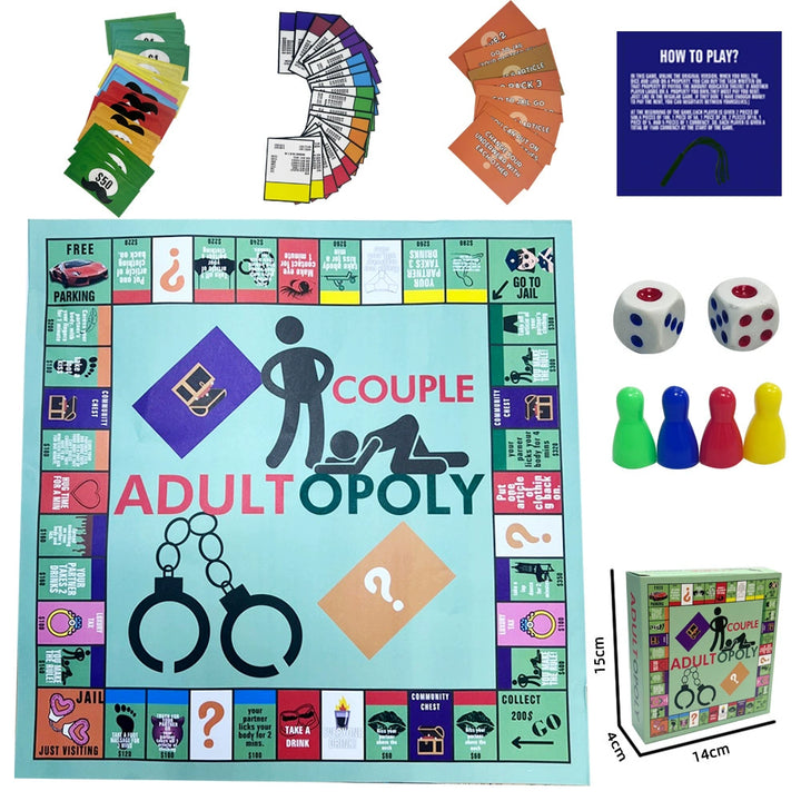 Adult Monopoly Board