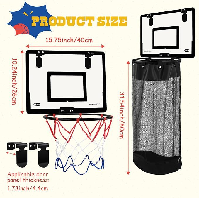 Dual-function fun hanging laundry basket